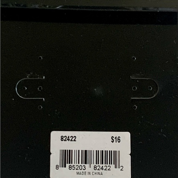 🦋Cobalt Blue with Marbled Brown Swirls Gold Tone Hoop Earrings by Cookie Lee - Picture 4 of 5